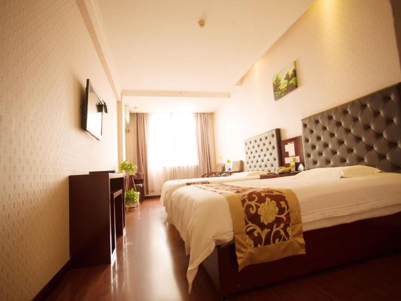 Greentree Inn Shanxi Yan An Luochuan Fuqian Street Express Hotel Экстерьер фото